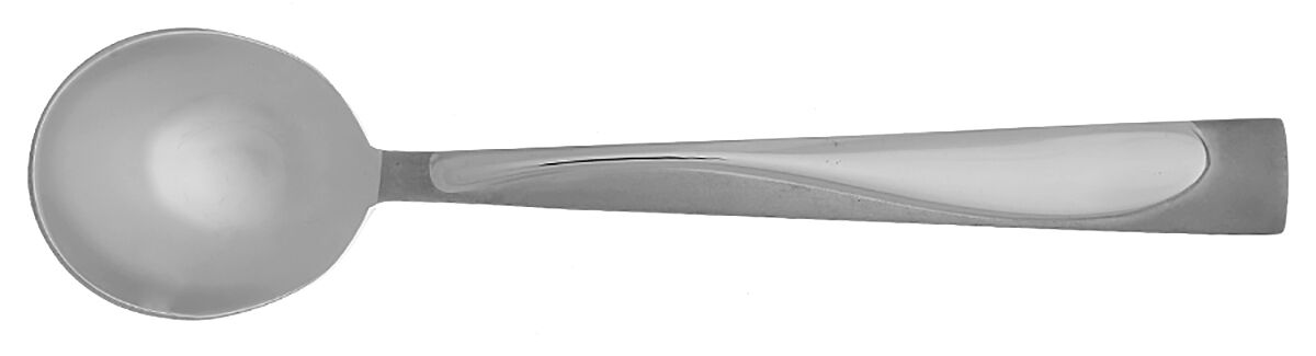 Satin Moon (Stainless) Round Bowl Soup Spoon (Cream Soup) HC by Mikasa-1