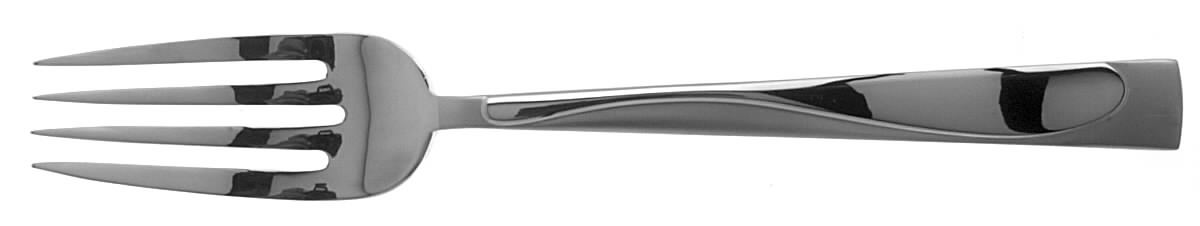 Satin Moon (Stainless) Large Solid Cold Meat Serving Fork by Mikasa-1