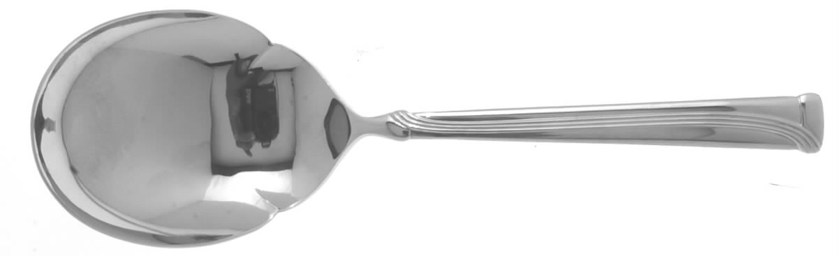 Poetry (Stainless) Solid Smooth Casserole Spoon by Morton Parker-1