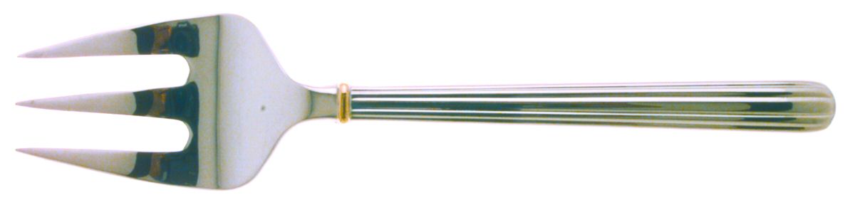 Empire Gold II Medium Solid Cold Meat Serving Fork by Mikasa-1
