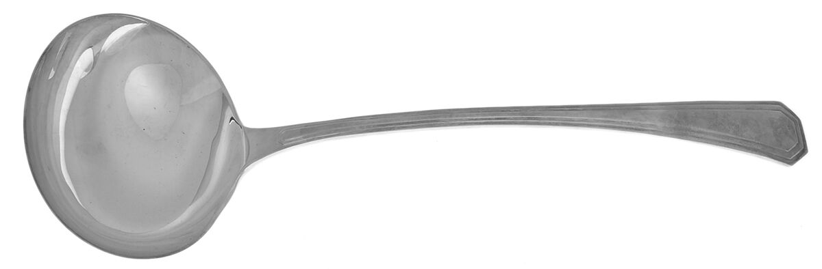 MWE2 (Silverplate) Solid Soup Ladle by Mappin & Webb-1