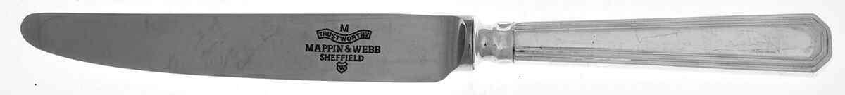 MWE2 (Silverplate) New French Hollow Knife by Mappin & Webb-1