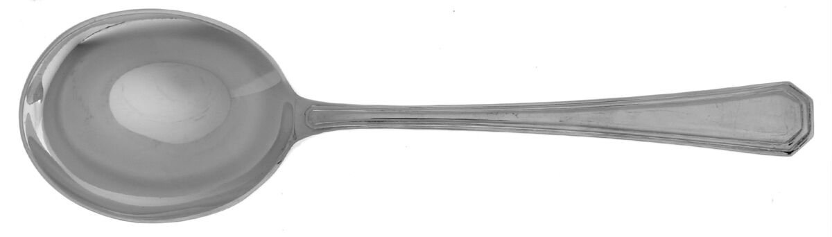 MWE2 (Silverplate) Round Bowl Soup Spoon (Gumbo) by Mappin & Webb-1