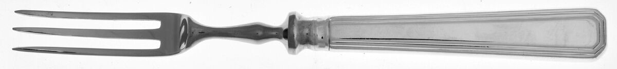 MWE2 (Silverplate) Fruit Fork with Hollow Handle & Silverplate Tines by Mappin & Webb-1