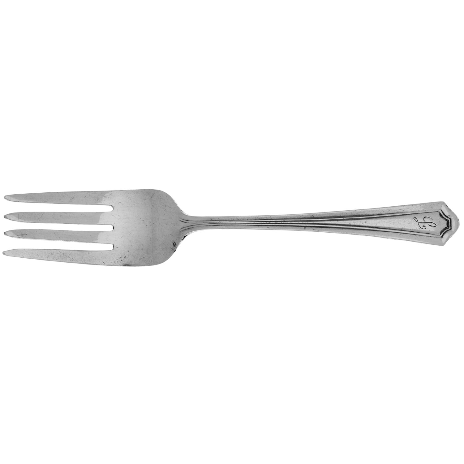 Mary Warren (Sterling, 1910-1932, Monograms) Baby Fork by Manchester-1
