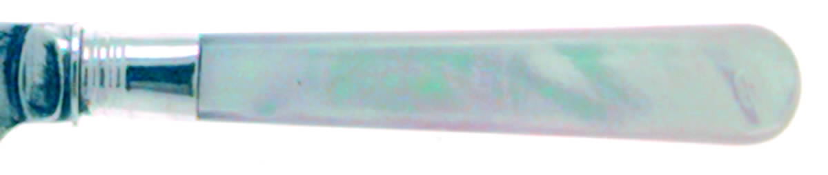 Pearl Handle Flatware 1 Individual Fruit Knife with Silverplate Blade by Mappin & Webb-1