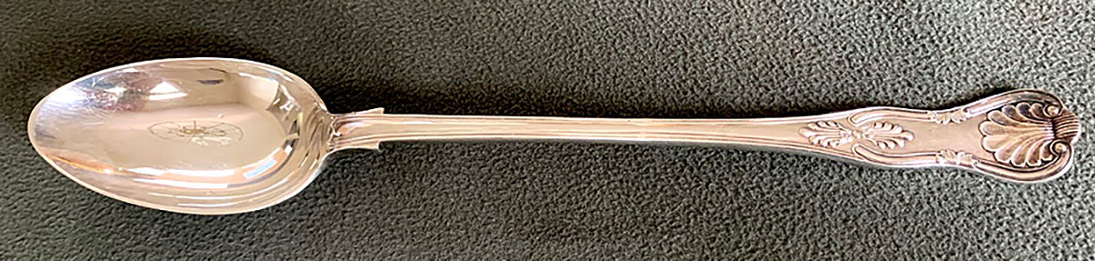 MWE3 (SILVERPLATE) Solid Platter Spoon by Mappin & Webb-1