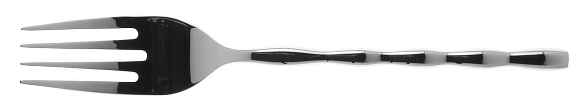 New Wave (Stainless) Large Solid Cold Meat Serving Fork by Mikasa-1