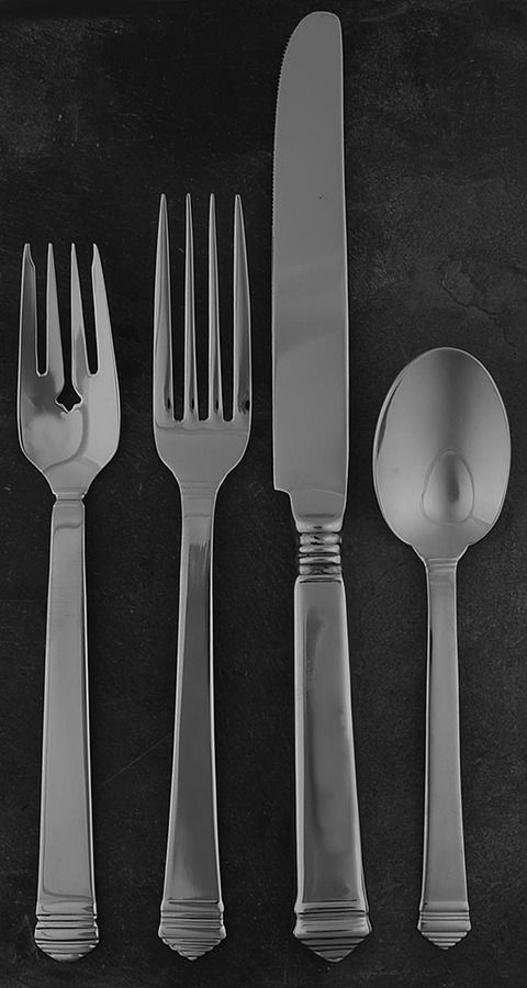 MNF20 (STAINLESS, KOREA) 4 Piece Place Setting by The Main Course,-1