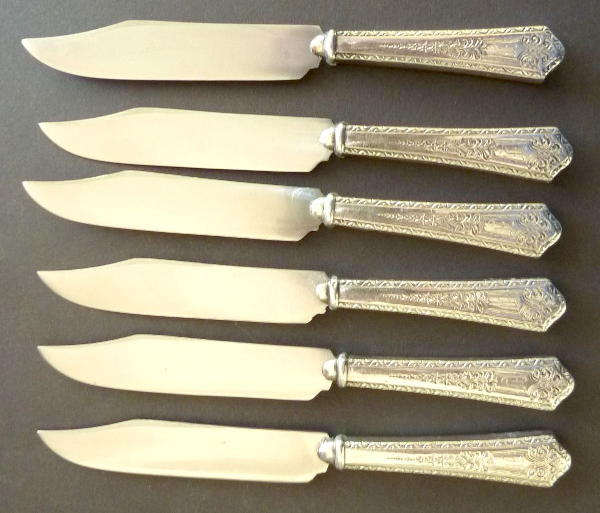 Princess (Sterling, 1910-1932) Individual Fruit Knife with Silverplate Blade by Manchester-1