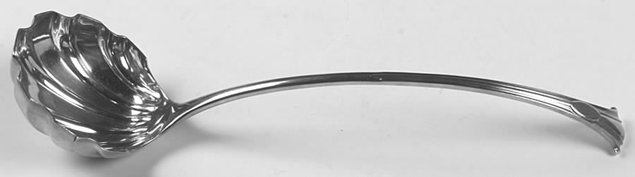 MWE4 (SILVERPLATE) Solid Soup Ladle by Mappin & Webb-1