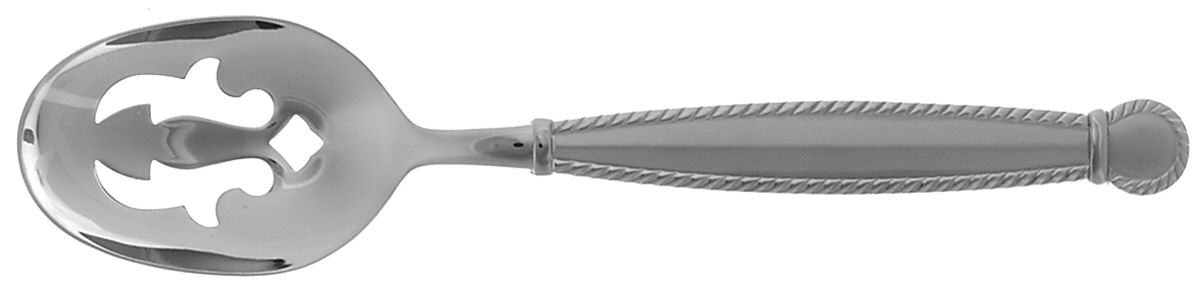 Maritime Satin (Stainless) Pierced Tablespoon (Serving Spoon) by Mikasa-1
