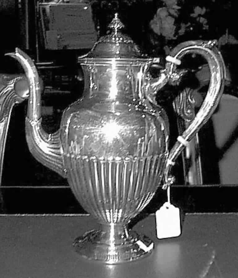 MFH1 (STERLING, HOLLOWWARE) Coffee Pot by M Fred Hirsch-1