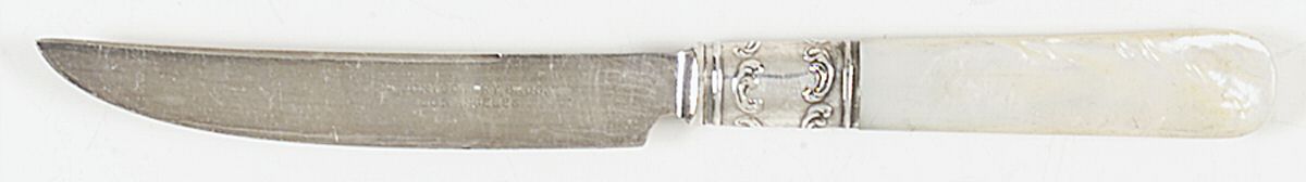 Pearl Handle Flatware 1 (Sterling) Pearl Handle Individual Fruit Knife by Montgomery Bros-1