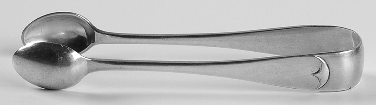 MWE8 (SILVERPLATE) Large Ice Serving Tongs by Mappin & Webb-1