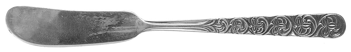 MRT6 (SILVERPLATE) Flat Handle Butter Spreader by T H Marthinsen Silver-1
