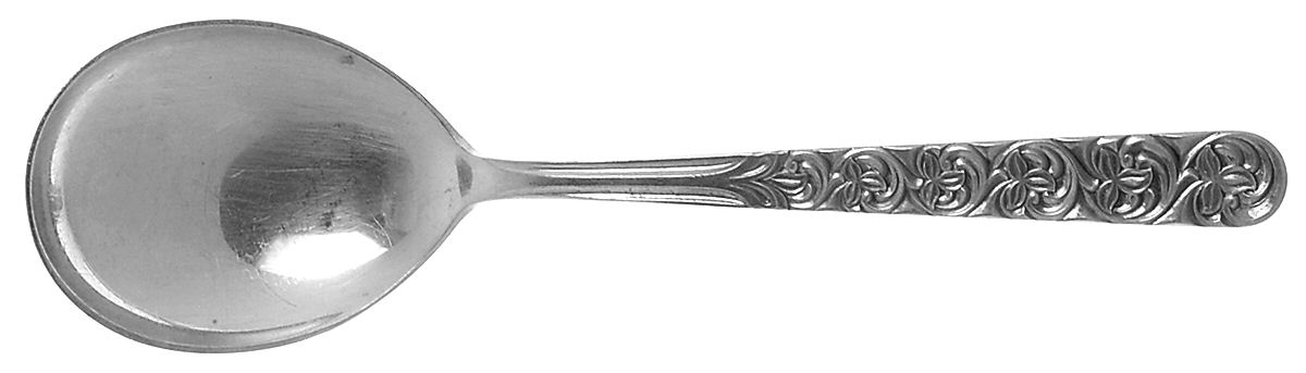 MRT6 (SILVERPLATE) Solid Salad Serving Spoon by T H Marthinsen Silver-1