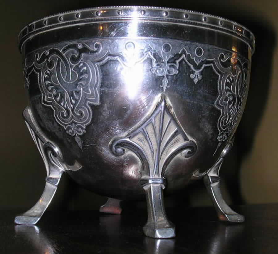 555 (Silverplate, Hollowware) Sugar Bowl No Lid by Meriden Britannia -1