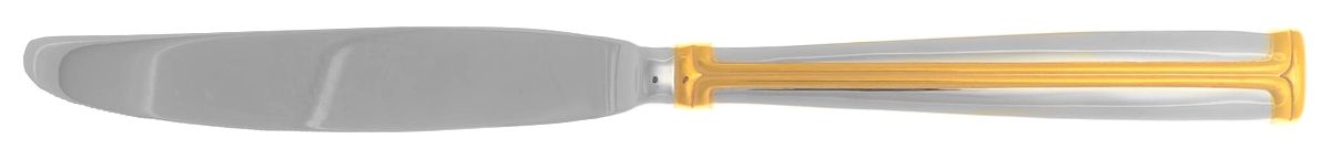 Meridian Gold (Stainless, Gold Accent) Modern Hollow Knife by Mikasa-1