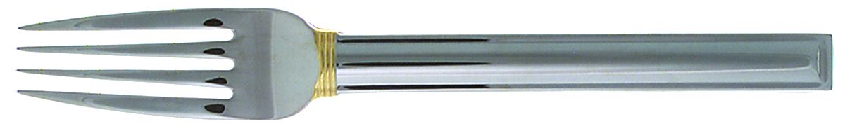 Deco (Stainless-Gold Accent, China) Fork by Mikasa-1