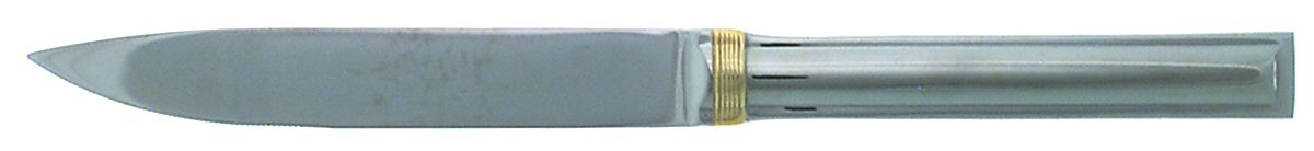 Deco (Stainless-Gold Accent, China) Modern Solid Knife by Mikasa-1