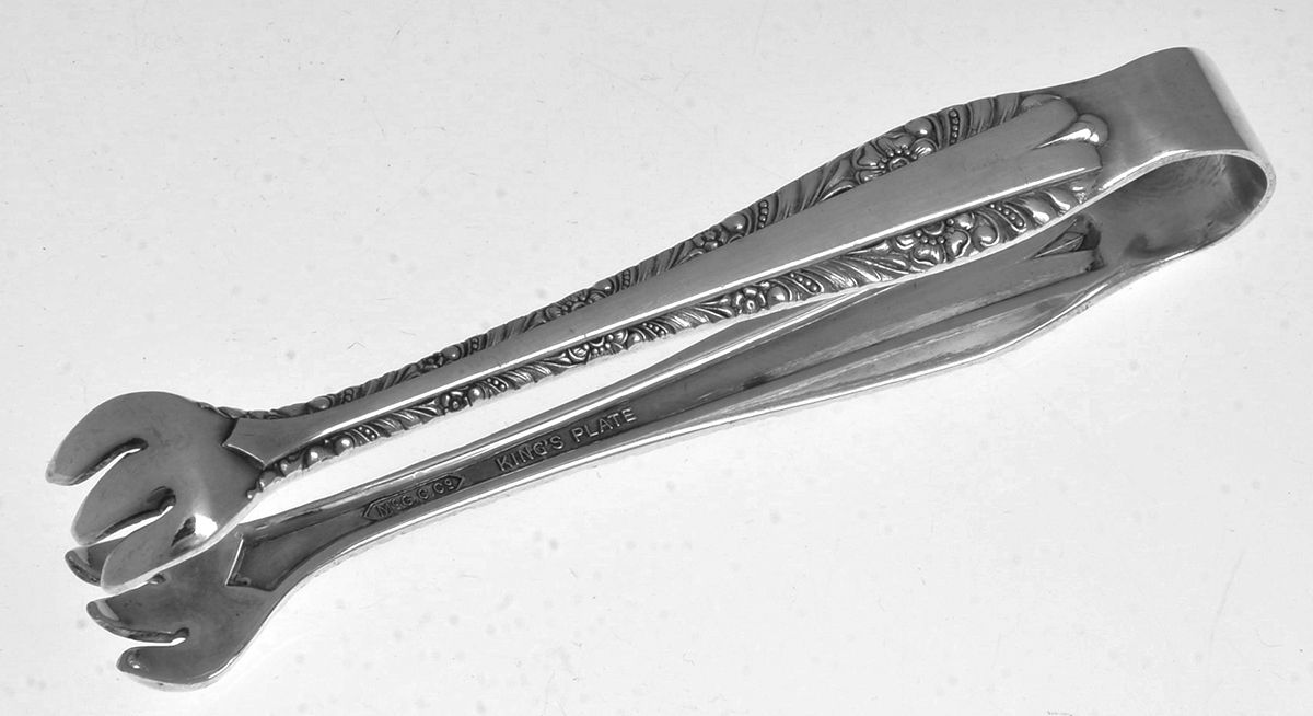 MCG5 (Silverplate) Bon Bon Tongs by Mcglashan Clarke & Co-1
