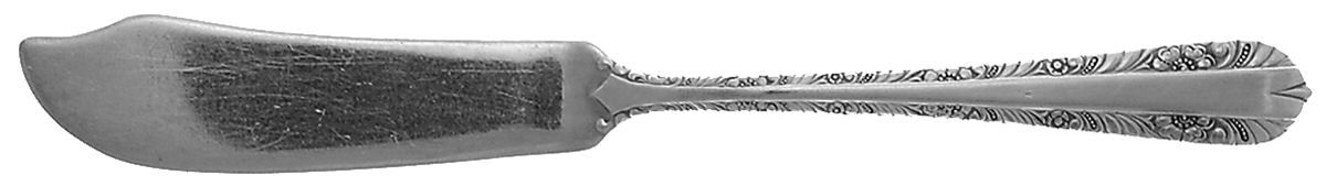 MCG5 (Silverplate) Flat Handle Master Butter Knife by Mcglashan Clarke & Co-1