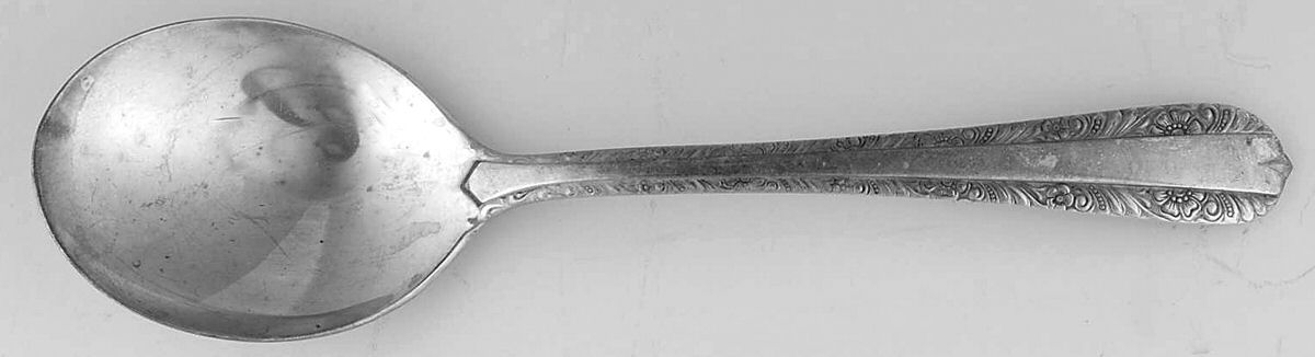 MCG5 (Silverplate) Round Bowl Soup Spoon (Cream Soup) by Mcglashan Clarke & Co-1