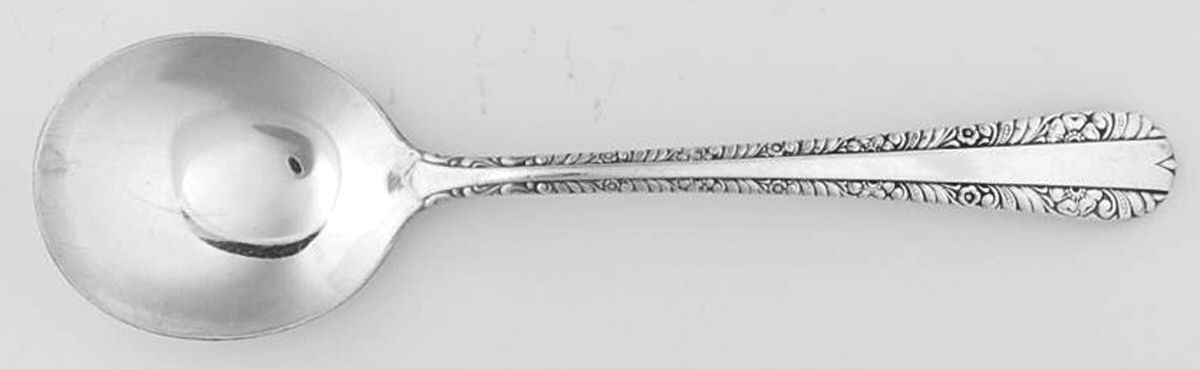 MCG5 (Silverplate) Round Bowl Soup Spoon (Gumbo) by Mcglashan Clarke & Co-1