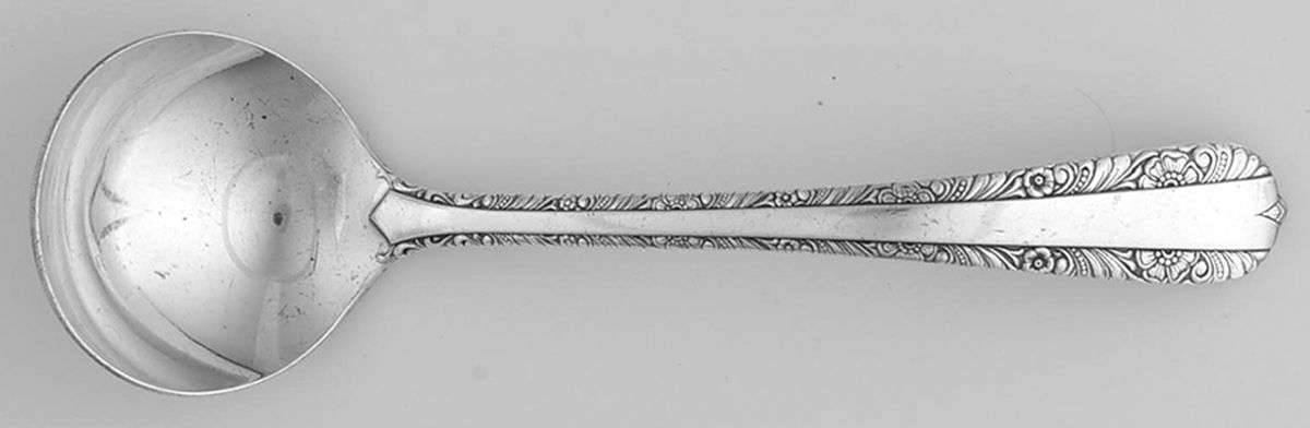 MCG5 (Silverplate) Solid Piece Cream Ladle by Mcglashan Clarke & Co-1