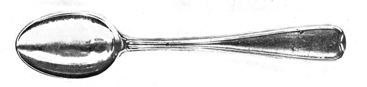 Ridge (Silverplate) Youth Spoon by T H Marthinsen Silver-1