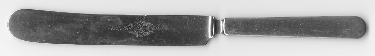 MXX1 (Silverplate) Old French Solid Knife by Montana Silver-1