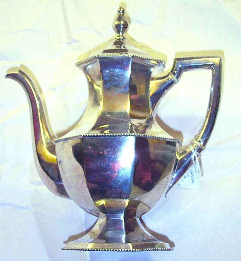 1737(Sterling, Hollowware) Coffee Pot by Mauser-1