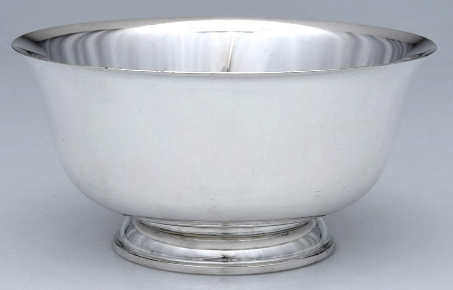 Paul Revere Bowls (Sterling, Hollowware) 8" Paul Revere Bowl by M Fred Hirsch-1