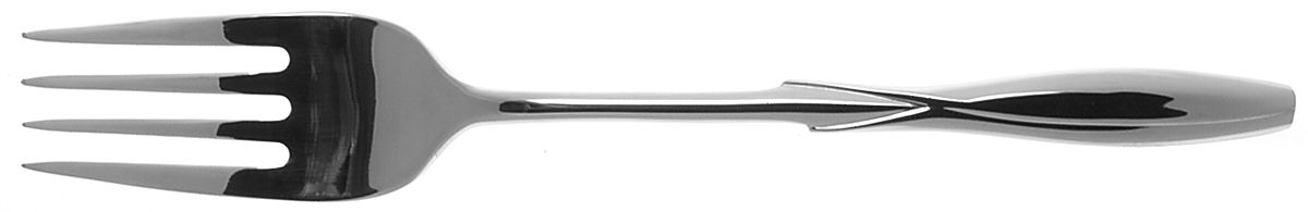 Caress (Stainless) Large Solid Cold Meat Serving Fork by Mikasa-1