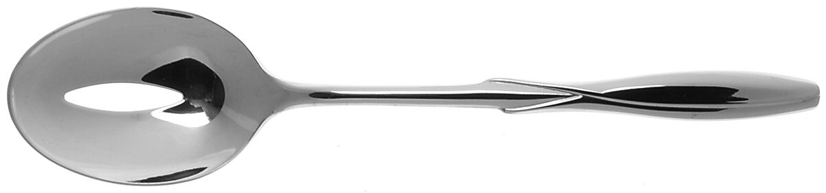 Caress (Stainless) Pierced Tablespoon (Serving Spoon) by Mikasa-1