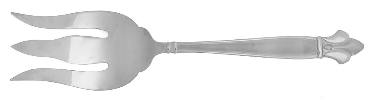 Fleur-De-Lis (Stainless) Solid Serving Fork by Mesa International-1