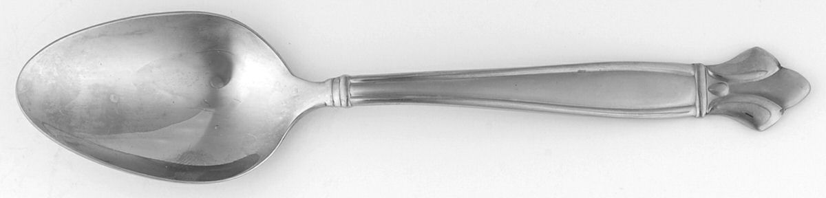 Fleur-De-Lis (Stainless) Place/Oval Soup Spoon by Mesa International-1