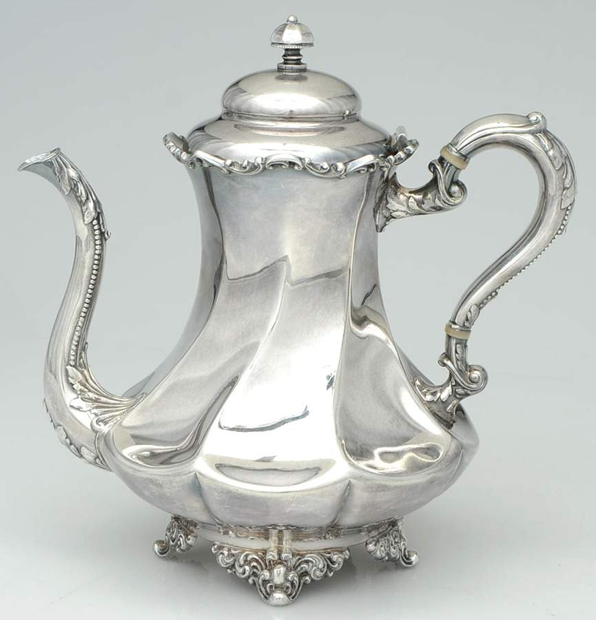 2024 (Silverplate, Hollowware) Silverplate Coffee Pot by Meriden Britannia -1