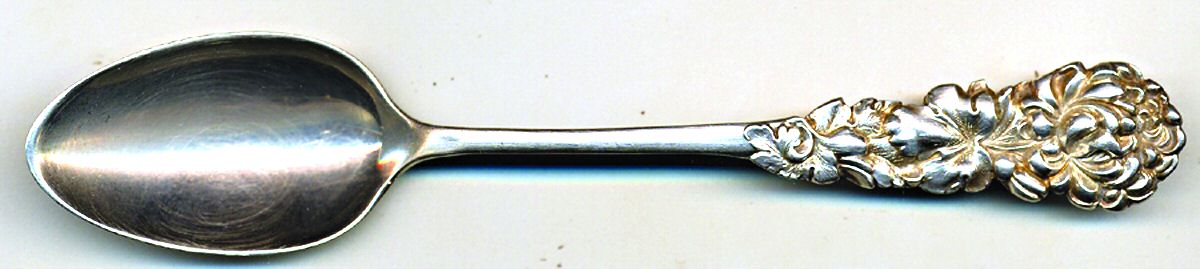 MHB1 (Sterling) Five O'Clock Teaspoon by Michie Bros (Strl)-1
