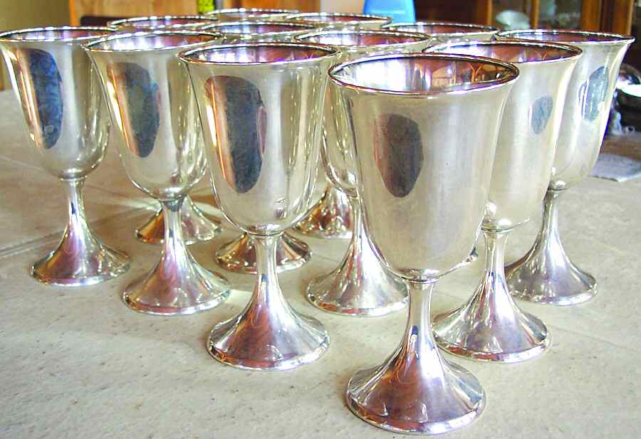 Sterling Hollowware Water Goblet by Mueck-Cary-1