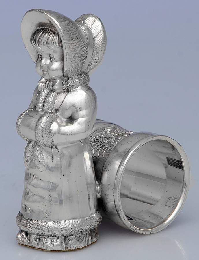 Figural Napkin Rings (Silverplate) Figural Napkin Ring by Meriden Britannia -1