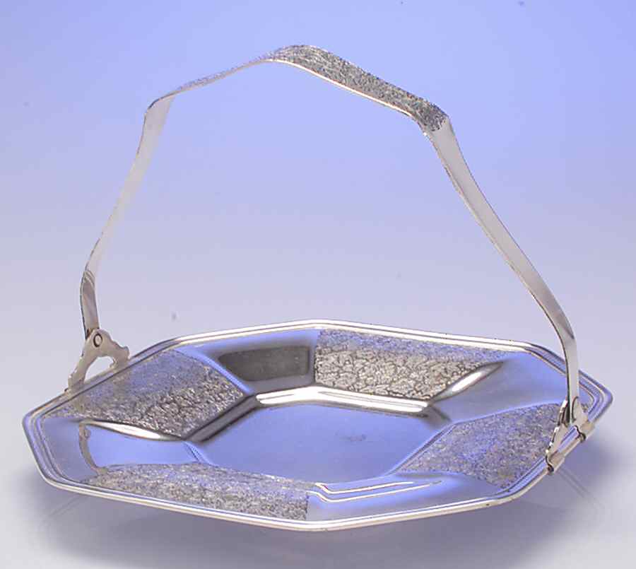 866 (Silverplate, Hollowware) Basket by Mulholland-1