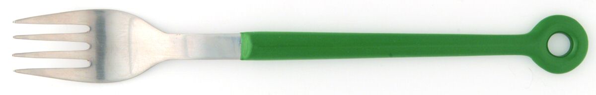 MN3 (Stainless, Green Handle) Fork by Mono-1