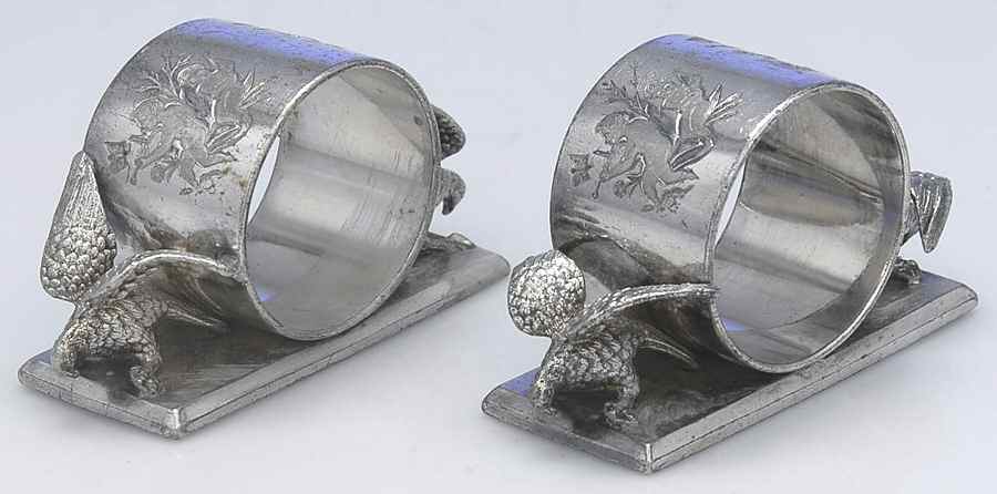 Silverplate Hollowware Napkin Ring - Set of 2 by Middletown Silver Co-1
