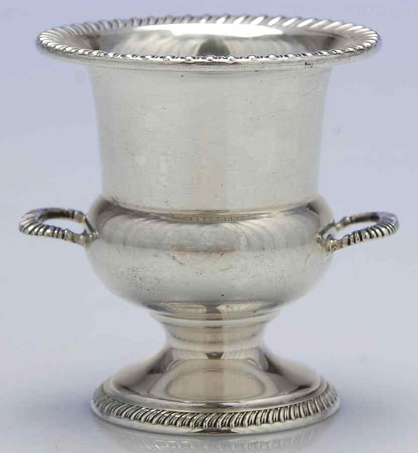 6011 (Sterling, Hollowware) Toothpick Holder by M Fred Hirsch-1