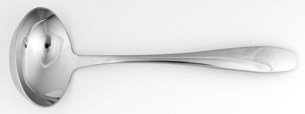 Hudson (Stainless) Solid Gravy Ladle by Mikasa-1
