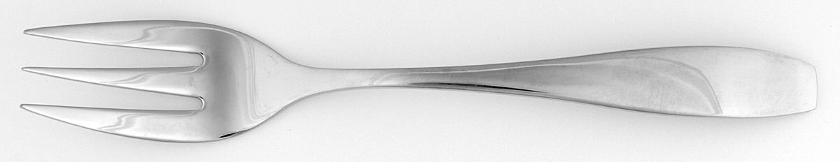 Hudson (Stainless) Medium Solid Cold Meat Serving Fork by Mikasa-1