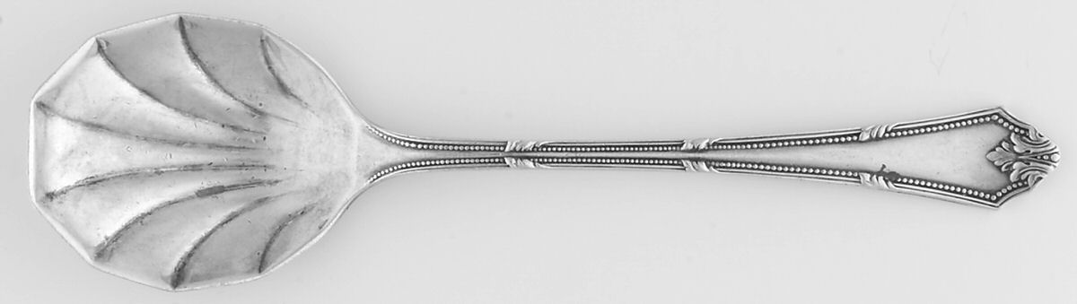 MWE21(Silverplate) Sugar Shell Spoon by Mappin & Webb-1