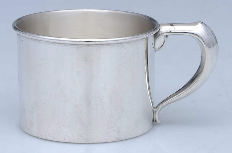 820 (Sterling, Hollowware) Baby Cup by Manchester-1